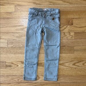 Bonpoint metalic Light Blue/grey Skinny Jeans - Girls size 4
